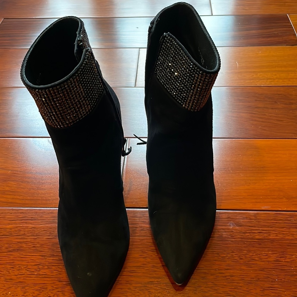 Stuart Weitzman Evening Bootie In Black - image 1